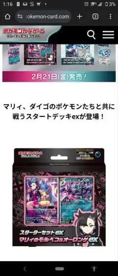 はやいもの勝ち❗️】新品未開封品✨ マリィ スターターセットex 2個