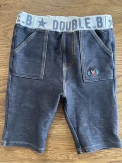 DOUBLE_B ハーフパンツ デニム風80cmのサムネイル
