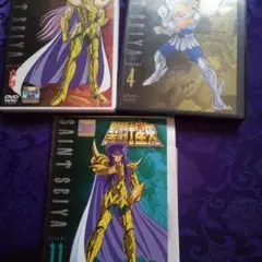 聖闘士星矢 DVD 第4巻 第6巻 第11巻