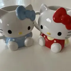 サンリオ ハローキティ マグカップ 陶器 4点セット - メルカリ