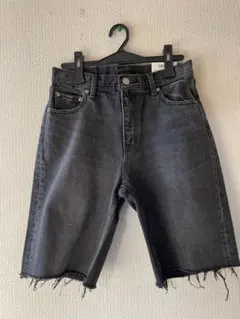 週末限定新品RODEOCROWNSブラックデニムショートパンツ