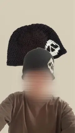 Crusher Hat ブラック×ホワイト
