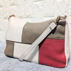 【美品】FIRANO フィラノ パッチワーク ショルダーバッグ