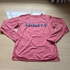 ATHLETA 赤 長袖カットソー