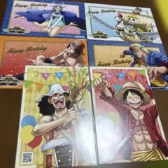ワンピース☆麦わらストア10周年 特典 ポストカード　バースデーカード