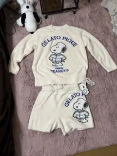 GELATO PIQUE スヌーピー フリースルームウェア