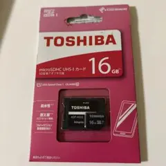 TOSHIBA microSDHC UHS-I 16GB アダプター付き
