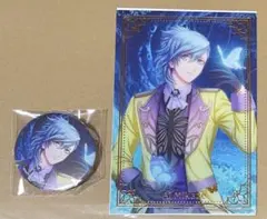 うたプリ シャニライ 缶バッジ&クリアカード 美風藍