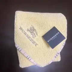 BURBERRY ハンカチ タオルハンカチ イエロー