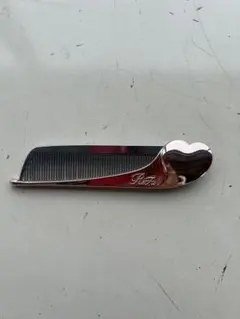 Rita ハート型コーム シルバー ブラック