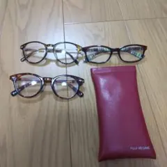 伊達メガネ 伊達眼鏡 おしゃれメガネ すっぴんかくし ベッコウ風 茶色 ブラウンのサムネイル