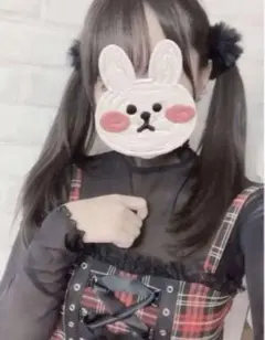 量産型 地雷 blackヘアゴム ふわふわ しゅしゅ ぽんぽん ツインテール