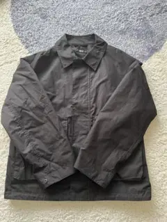 UNIQLO C コットンショートブルゾン　ブラック