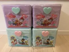 パウパトロール　持ち手付きボックス（M）　全2種×2セット（合計4個）