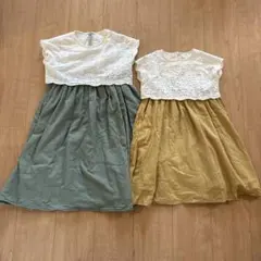 après les coursノースリーブワンピース 140 120 まとめ売り