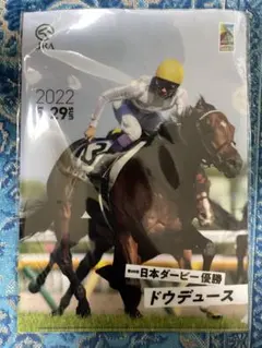 ドウデュース　クリアファイル　武豊　ダービー　日本ダービー