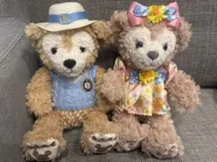 ダッフィーとシェリーメイ ぬいぐるみセット