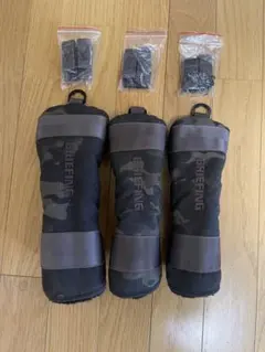 BRIEFING ブラックカモフ ヘッドカバー 3個セットFWx1 UTx2
