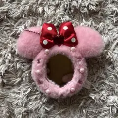 ミニーマウス ふわふわミラー
