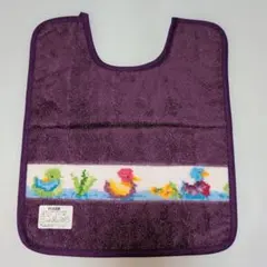 【新品】フェイラー★鳥柄！ベビースタイ★パープル