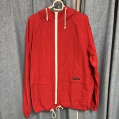 Orcival フード付きレッドナイロンジャケット サイズ4