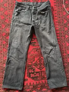 Levi's 501 ブラック ストレートデニム 32x30