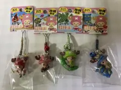 ONE PIECE CHOPPER MAN 沖縄限定根付ストラップ 4種セット④のサムネイル