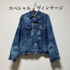 70s USA ラングラー コーデュロイ パッチワーク ジャケット 124MJ