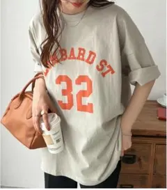 DISCOAT【ユニセックス】ナンバリングロゴ半袖T　Tシャツ　カットソー