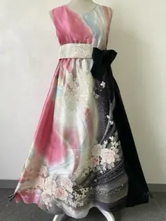 3217 着物　リメイク　ドレス　ワンピース