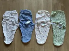 aden + anais 簡単おくるみ4枚セット 0-3ヶ月