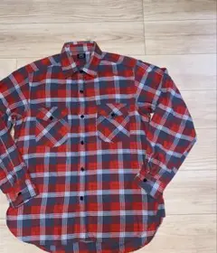 Lee (リー )黒タグ復刻　ビンテージネルシャツ マチ付　好配色