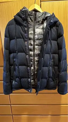 ナノユニバース西川ダウン　リモンタコンビジャケット　M 美品