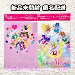 セーラームーン A5 クリアファイル 全 2 種 コンプ 明治 イオン