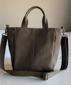 ハンドメイド　ヴィンテージ帆布トートバッグ　ショルダー付き