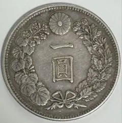 本物保証】新一円銀貨竜明治三十四年銀貨一圓片面プルーフ未使用