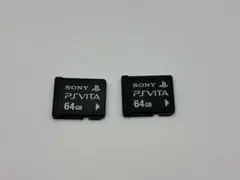 PSVita純正 64GB 2枚　メモリーカード / 動作確認済