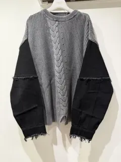 【新品タグ付】ヤマダヤ RADIATE ケーブル編みニット