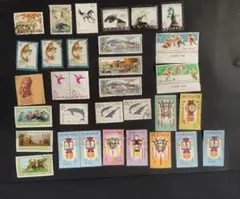 海外切手中国使用済と少し未使用