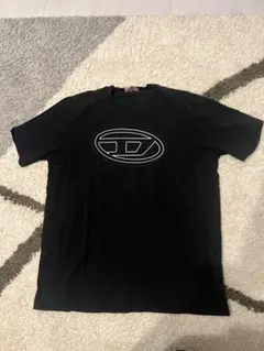 ロゴ入り黒Tシャツ　diesel ディーゼル