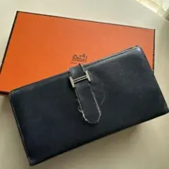 ■HERMES■エルメス■ドゴンロング■ブルードガリス■□O刻印('11年製造) □HERMES□エルメス□ドゴンロング□ブルードガリス□□O刻印('11年