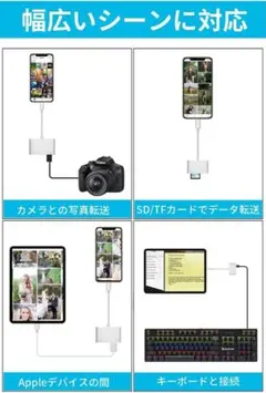 Lightning - SDカードカメラリーダー iphone用