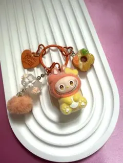 LABUBUキャラクタードーナツ付きストラップ