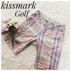 【即日発送】kissmark Golf★ゴルフウェア★ショートパンツ★チェック7