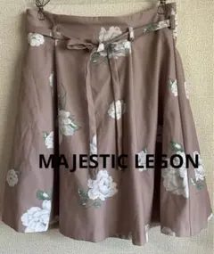 MAJESTIC LEGON  キュロットスカート　花柄　フレア