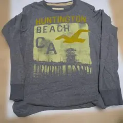 HUNTINGTON BEACH CA 長袖カットソー グレーのサムネイル