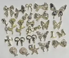 No.874 ネイルパーツ　デコパーツ　まとめ売り　セット