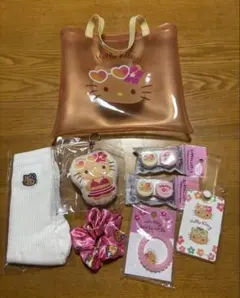 ハローキティ 日焼けキティ　ローソン限定　グッズまとめ売り 8点セット
