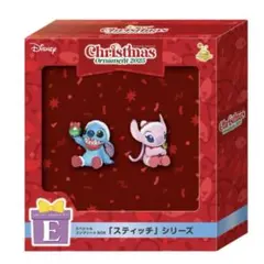 外箱付き❣️DISNEYクリスマス 2025 E賞 スティッチ　HAPPYくじ