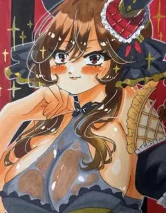 立体絵　ウマ娘　ジェンティルドンナ　ファンアート　手描きイラスト ウマ娘 ジェンティルドンナ ファンアート - メルカリ